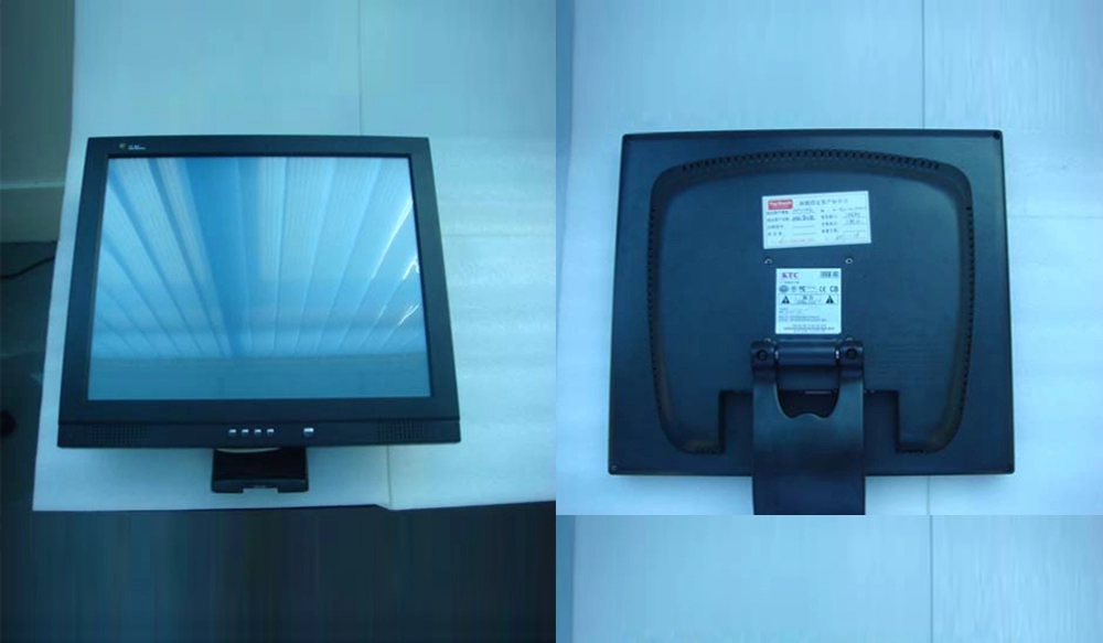 Adesivo per touchscreen con manuale utente del monitor