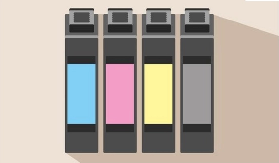 Distributore automatico interattivo di cartucce d'inchiostro con schermo tattile