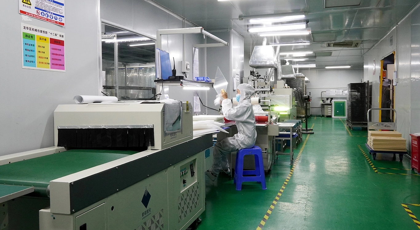 Produzione in officina senza polvere