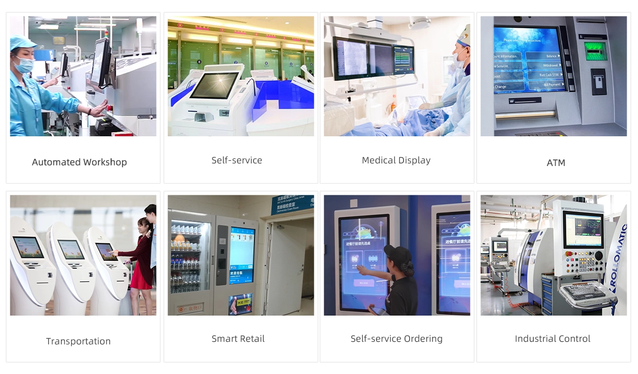 Monitor touchscreen open frame da 7 a 55 pollici (serie 2C)