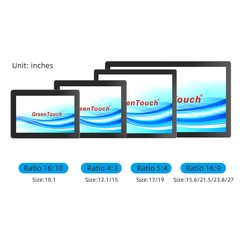 Monitor touch a cornice aperta da 10,1-27 pollici (serie 3C)