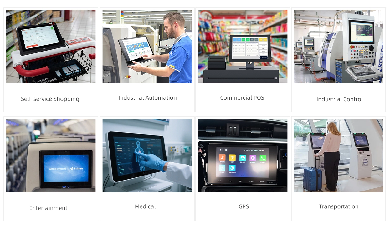 Schermo tattile capacitivo da 3,5 a 13,3 pollici