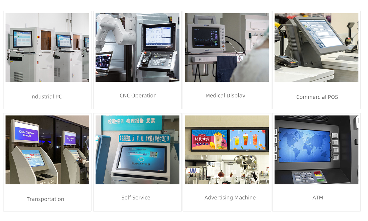 Touch screen a infrarossi da 15 a 23,6 pollici (serie TK)