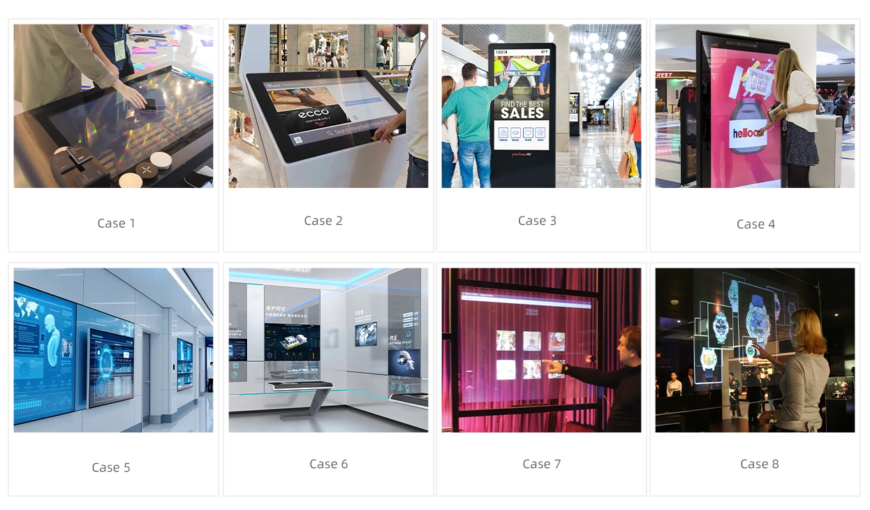 Lamina tattile interattiva da 42 a 153 pollici (serie XTB)