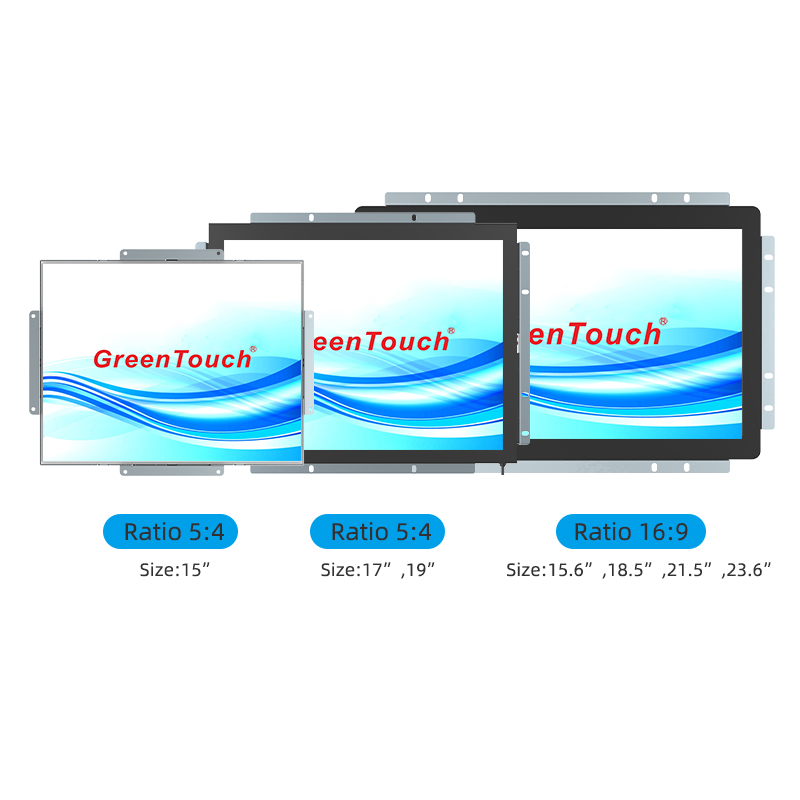 Monitor touch a cornice aperta da 15-23,6 pollici (serie 5A)