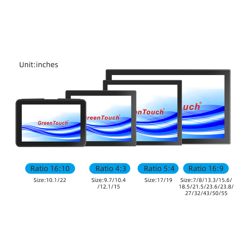 PC touch panel a telaio aperto da 9,7-55 pollici (serie 2C)