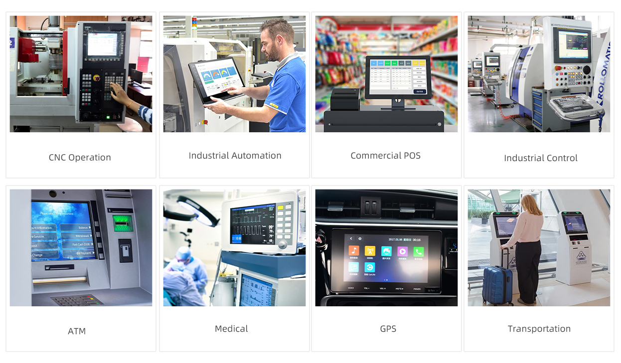 Touch screen resistivo da 10,4 a 22 pollici (4 fili)
