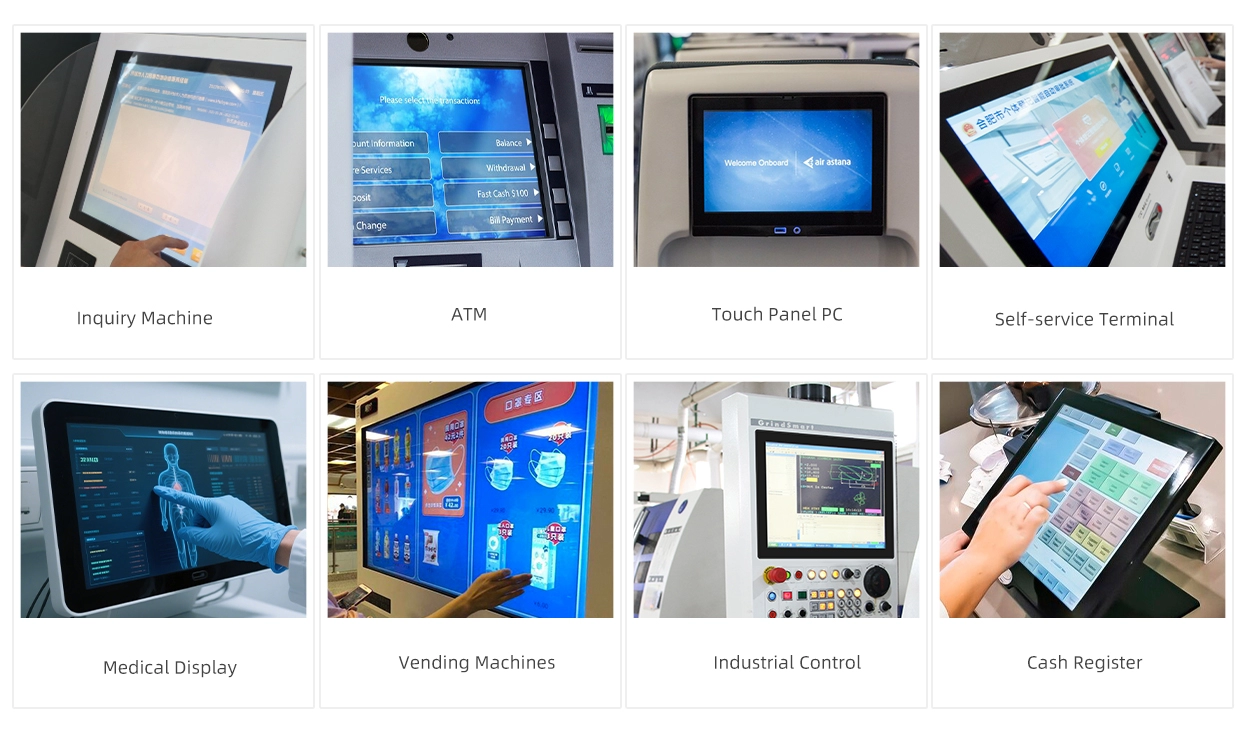 Schermo tattile capacitivo da 10,4 a 23 pollici