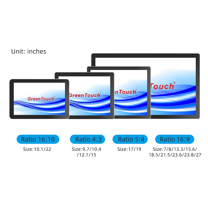 PC touch screen a cornice chiusa da 7 a 27 pollici (serie 3A)