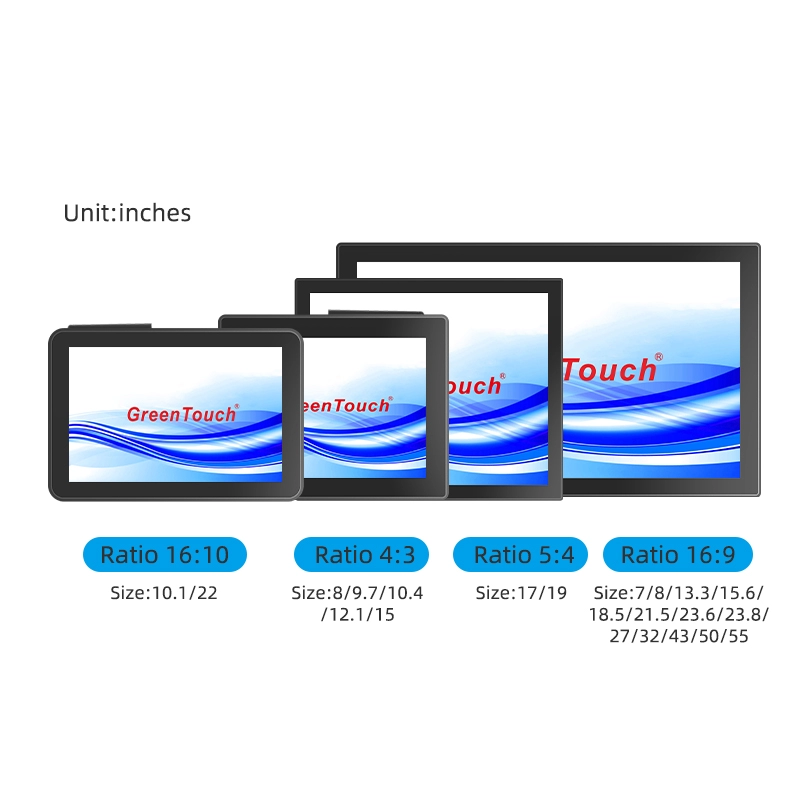PC con pannello touch a cornice aperta da 7 a 55 pollici (serie 2C)