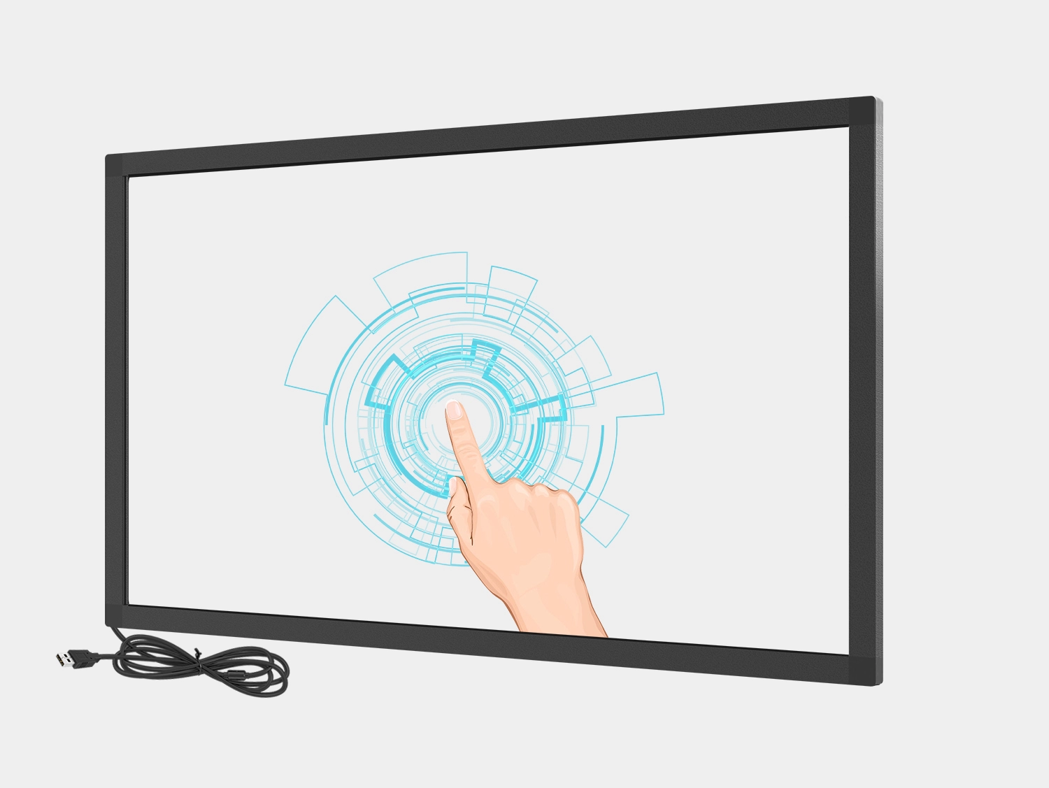 Panoramica del telaio touch a infrarossi TF 