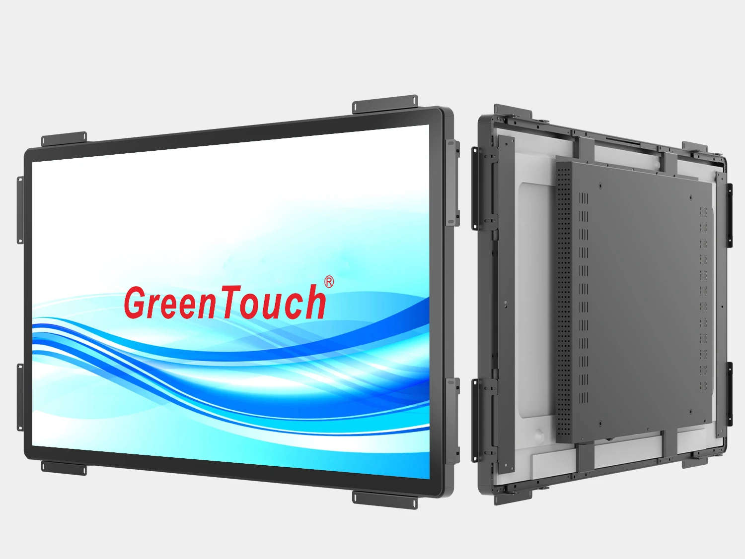 Panoramica del monitor touch 4K da 43"
