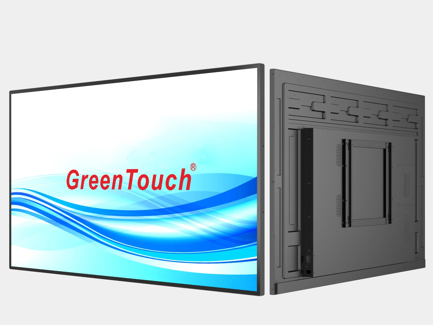 Panoramica del monitor touch 4K da 65"