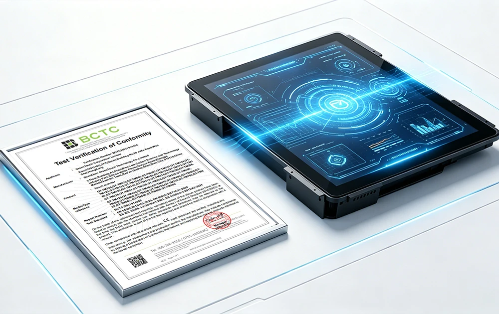 L'importanza della certificazione CE per i touch screen industriali