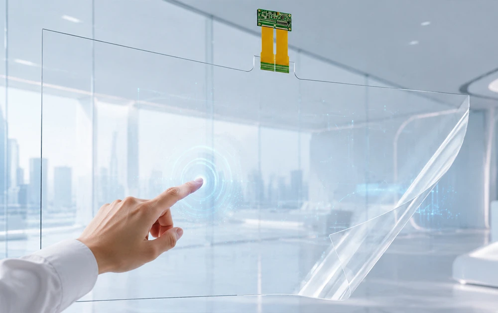 Tendenze 2026 della lamina touch capacitiva: il touch trasparente di grande formato entra in una nuova era di interazione intelligente