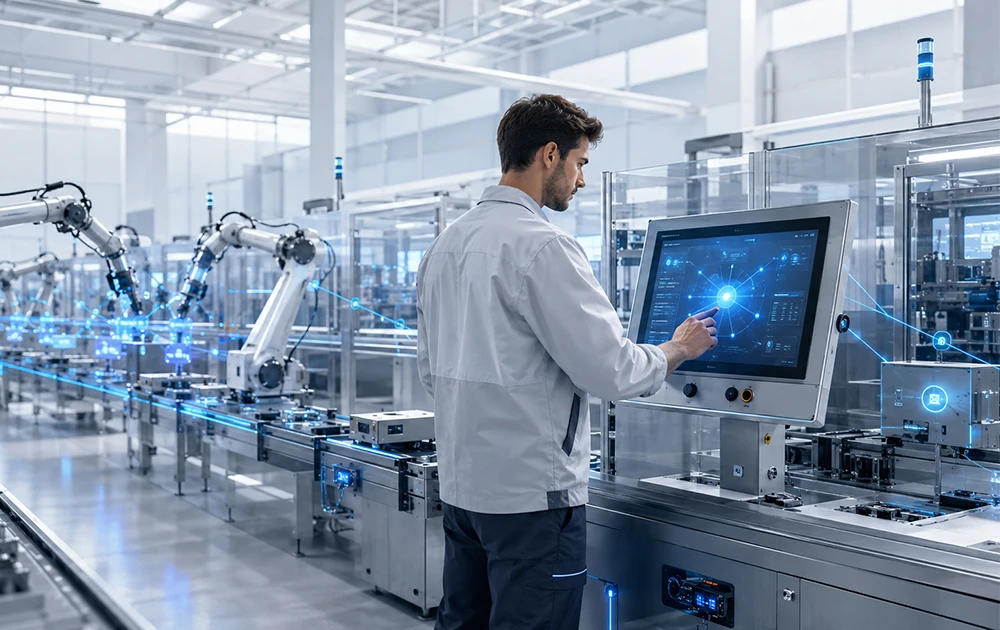 L'intelligenza artificiale e la produzione intelligente guidano la prossima generazione di HMI industriale