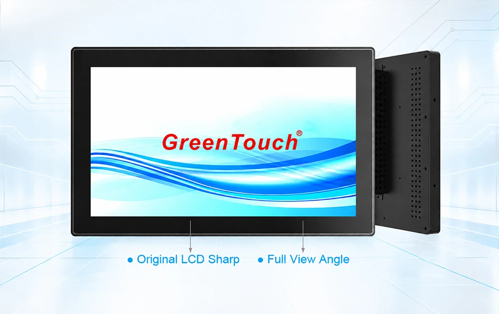 Monitor touch open frame da 15,6 pollici: GreenTouch su qualit&agrave; LCD industriale, personalizzazione OEM, montaggio e conformit&agrave;